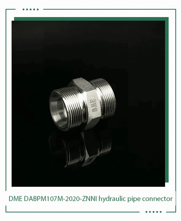 DME DABPM107M-2020-ZNNI hydraulic pipe connector for salt spray test